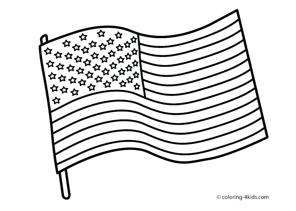 1024x730 United States Of America Flag Coloring