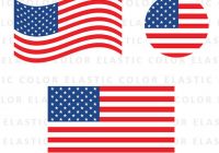 200x140 Drawing United States Of America Heart Shaped Flag Clipart