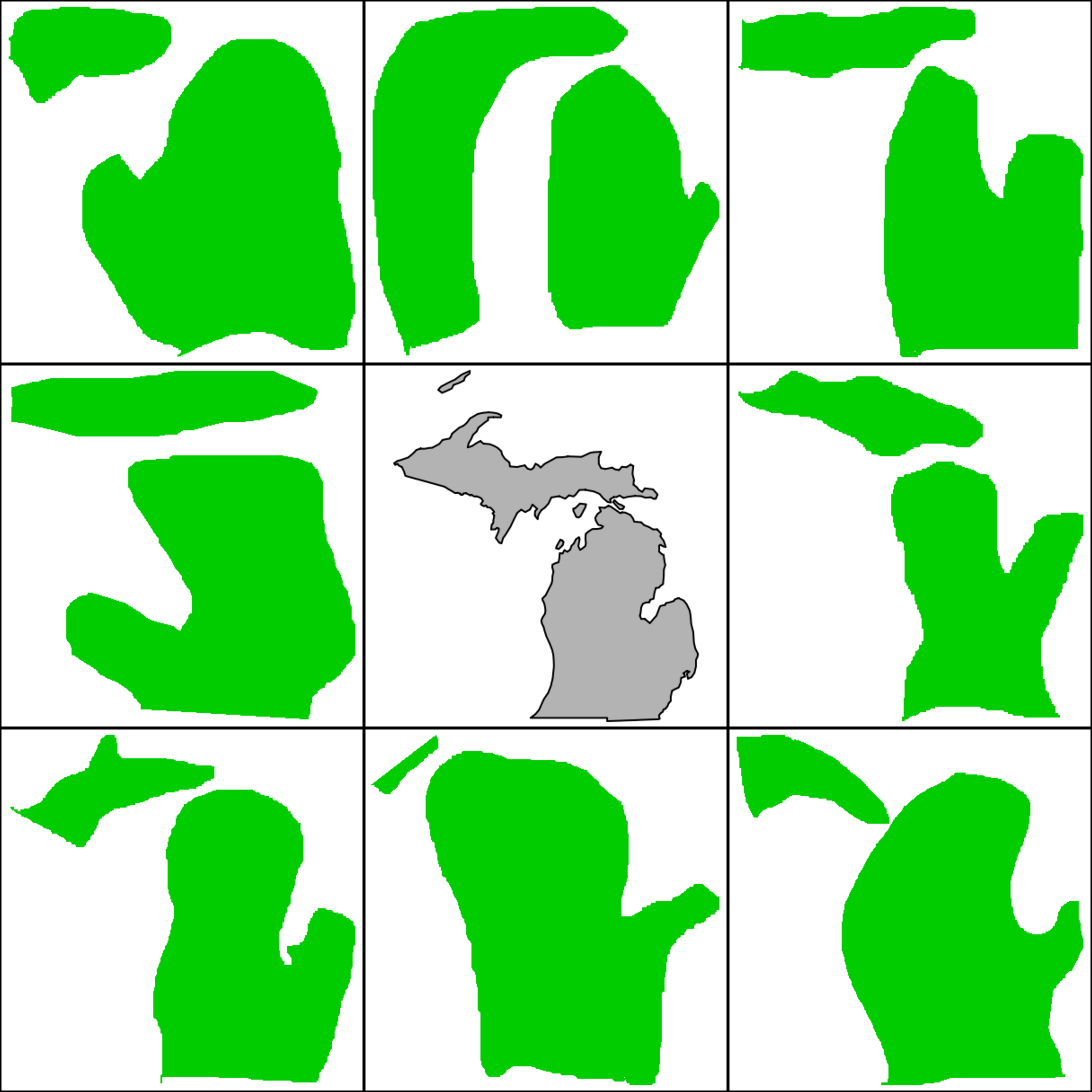 3648x3648 Here's How Well Americans Can Draw The States Time