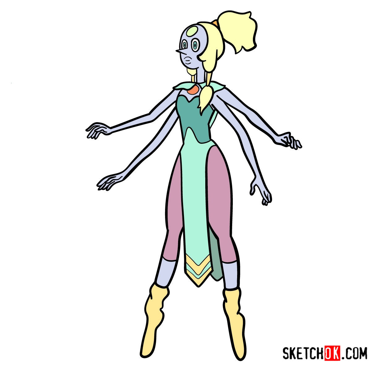 1200x1200 How To Draw Opal Steven Universe