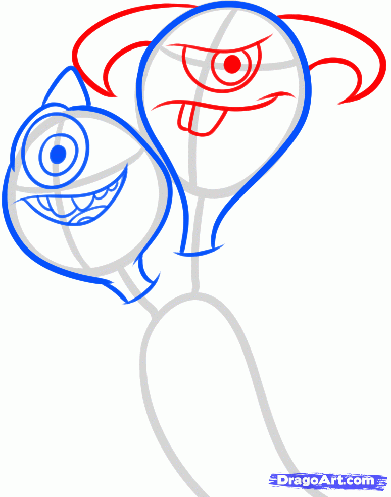 774x984 Draw Terri And Terry, Terri And Terry From Monsters University