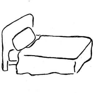 300x300 Unmade Bed Clipart
