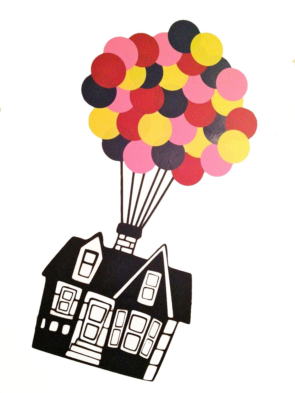 1125x1500 Up House Drawing Balloons