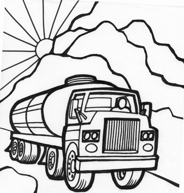 762x800 Printable Coloring Pages Of Cars And Trucks