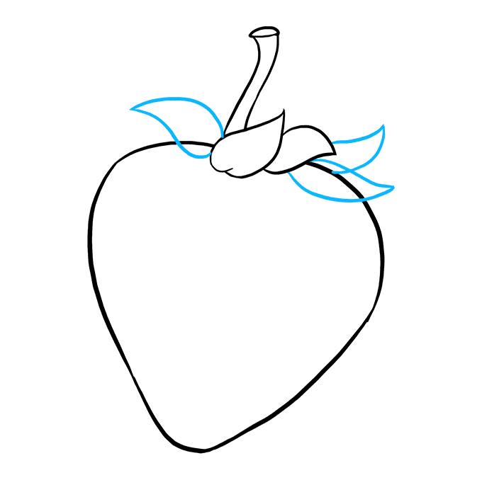 680x678 How To Draw A Strawberry