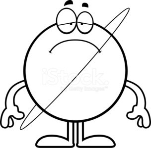 304x299 Sad Cartoon Uranus Premium Clipart