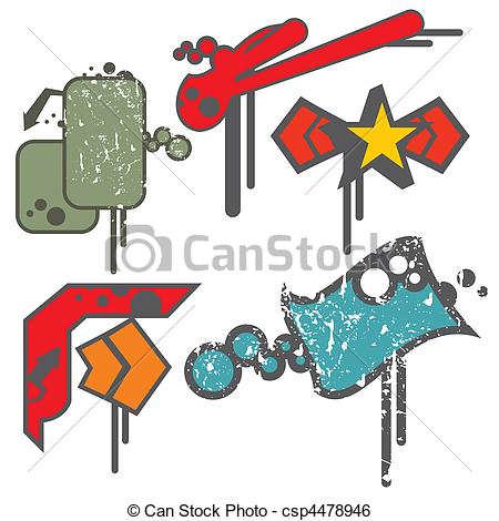 450x470 Urban Design Elements Clip Art Vector