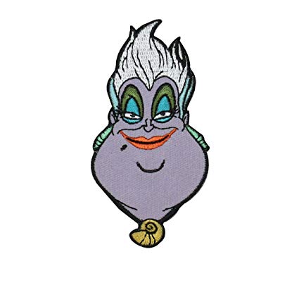425x425 disney villain ursula craft applique little mermaid