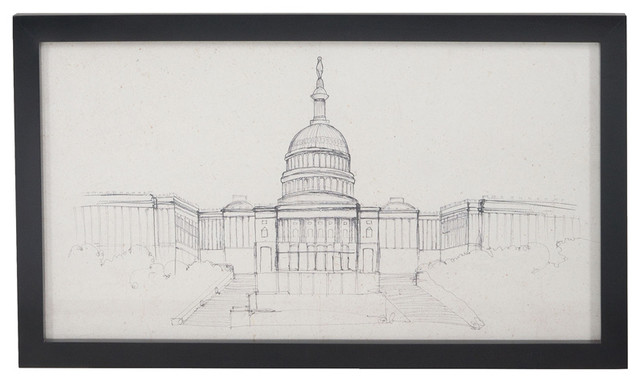 640x382 sterling u s capitol with stylish black solid mahogany frame