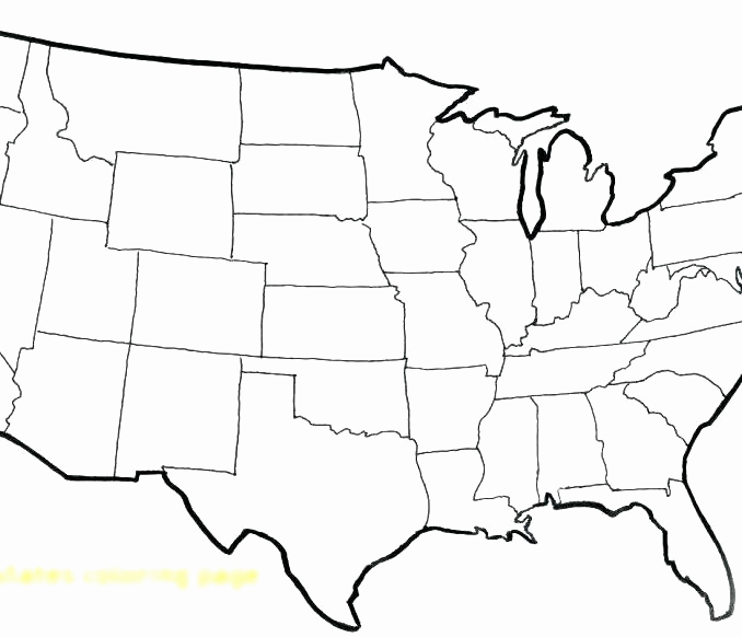 678x582 Us Map Coloring