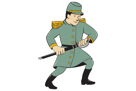 580x386 confederate army soldier drawing illustration of a confederate