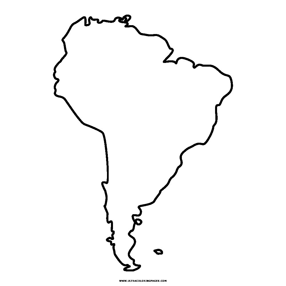 1000x1000 Alert Famous South America Coloring Pages Usa Map Free Draw
