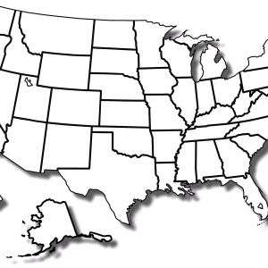 300x300 Usa Map To Color Luxury Printable United States Map For Labeling