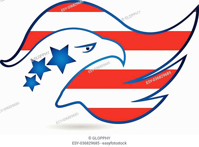 640x472 American Eagle Wings Usa Flag Drawing Stock Photos And Images