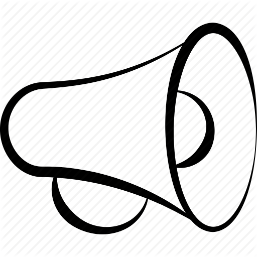 512x512 Collection Of Free Megaphone Drawing Announcement Download On Ui Ex