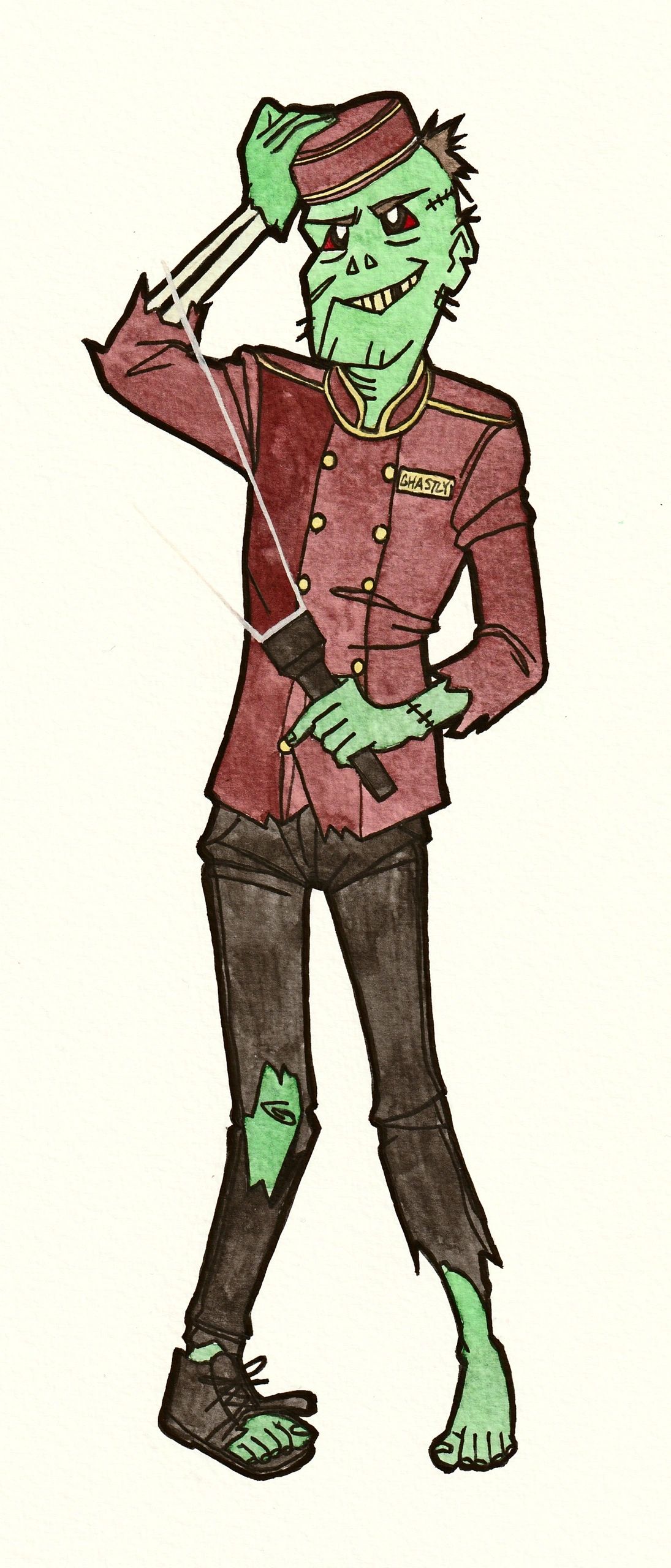 1095x2560 meet ghastly, our new deaderrhead usher