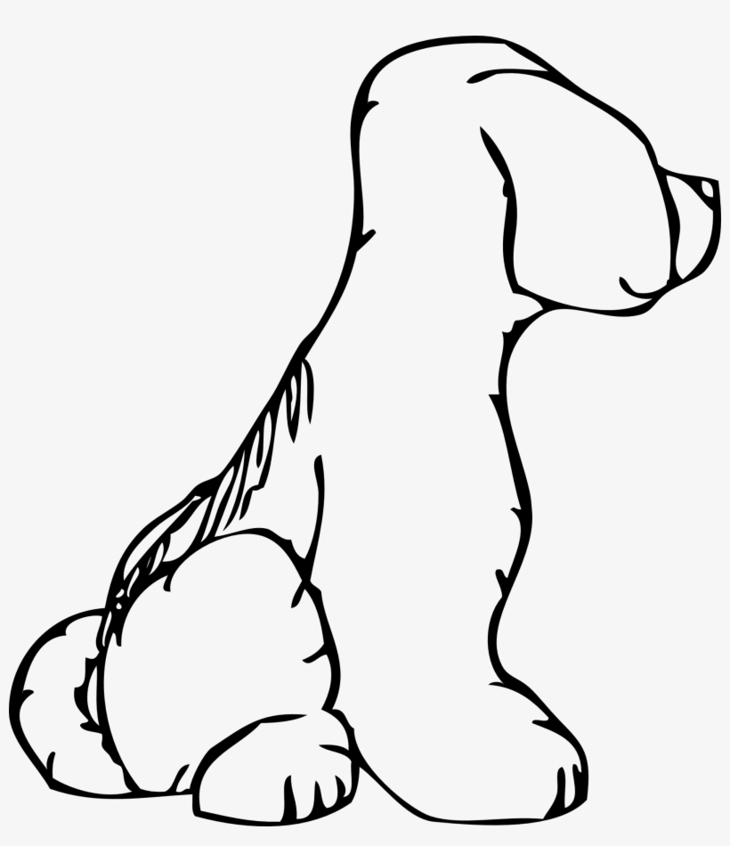 820x950 Dog Line Drawings