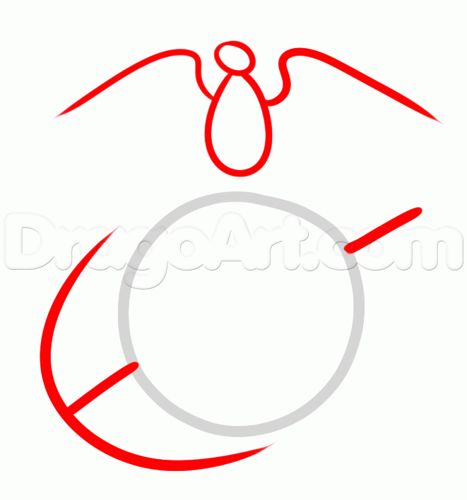 661x708 How To Draw Usmc Symbol, Step