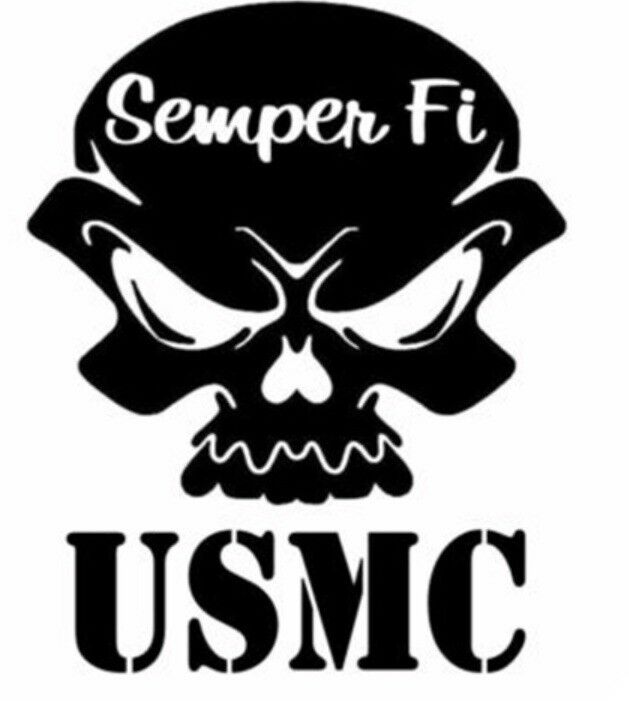 629x701 Us Marines Decal Ebay