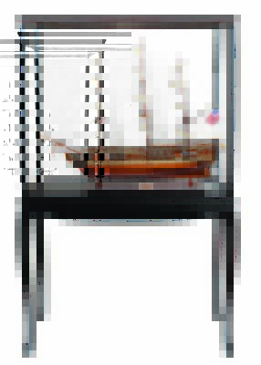 286x400 Uss Constitution Old Ironsides Wooden Tall Ship Model Sailboat