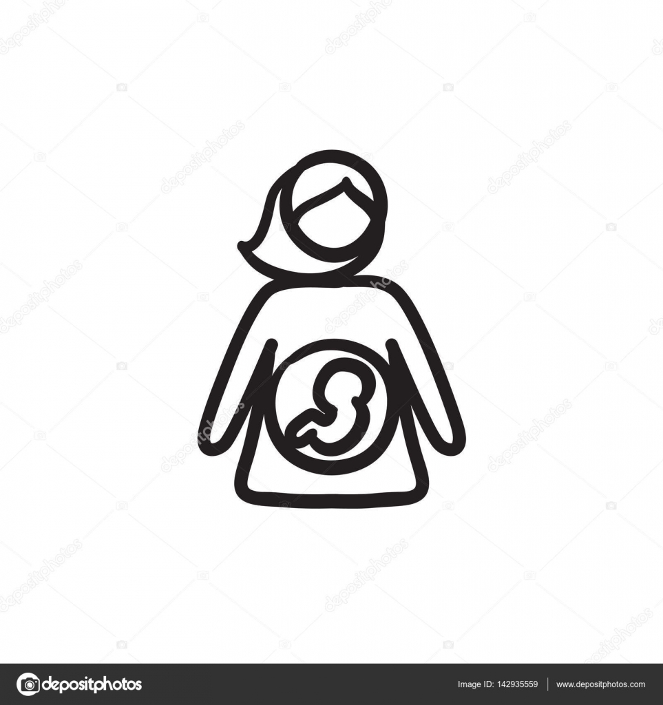 963x1024 uterus drawing for free download