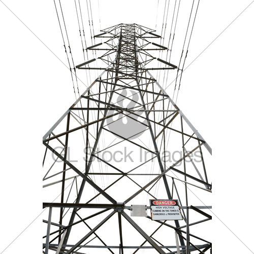 500x500 high voltage power pole gl stock images