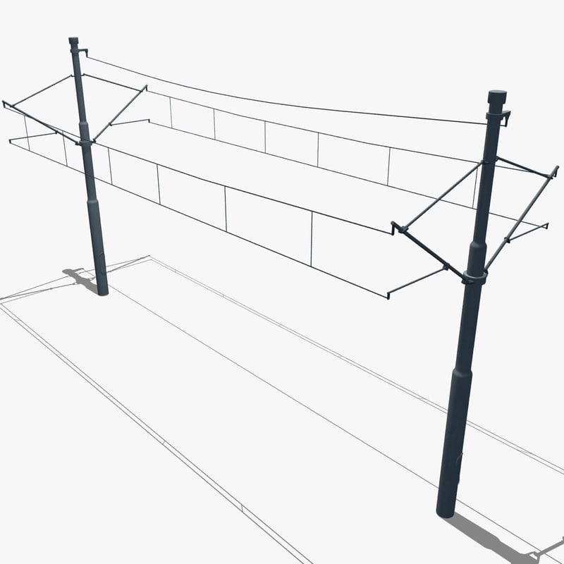 800x800 Tramway Power Pole