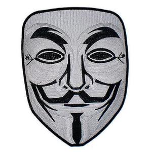 300x300 Anonymous V Vendetta Guy Fawkes Anarchy Mask Big Back Patch