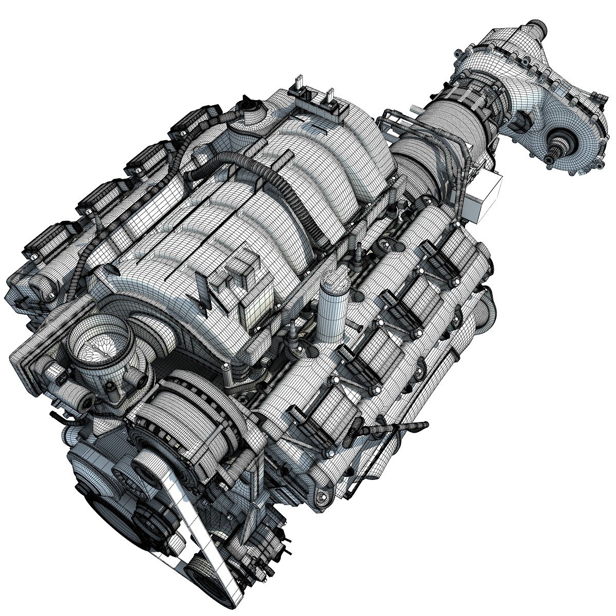 1200x1200 Dodge Ram Engine Model Horse