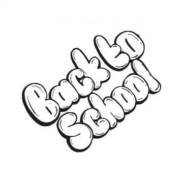 360x360 Inspirational Back To School Vintage Hand Drawing Print Quote