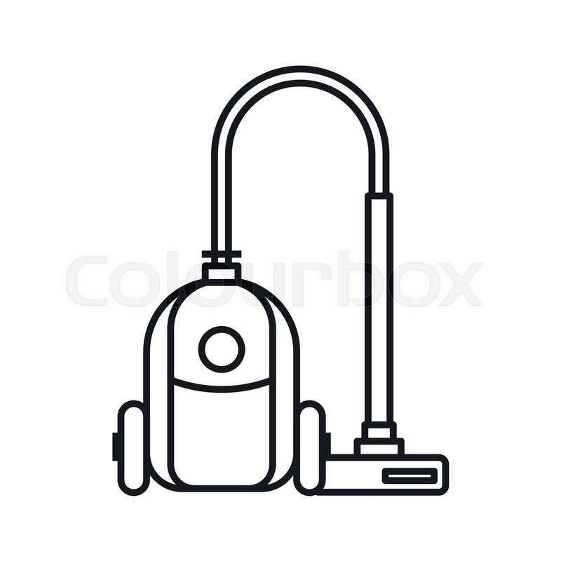 800x800 Vacuum Cleaner Icon In Outline Style Stock Vector Colourbox