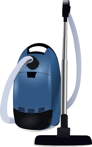 372x596 Blue Vacuum Cleaner Clip Art Free Vector In Open Office Drawing