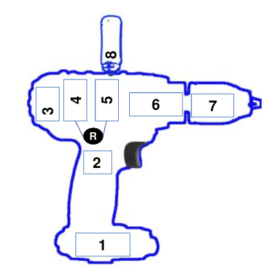 399x391 Reconfigurable Drill Vacuum Cleaner Product Download