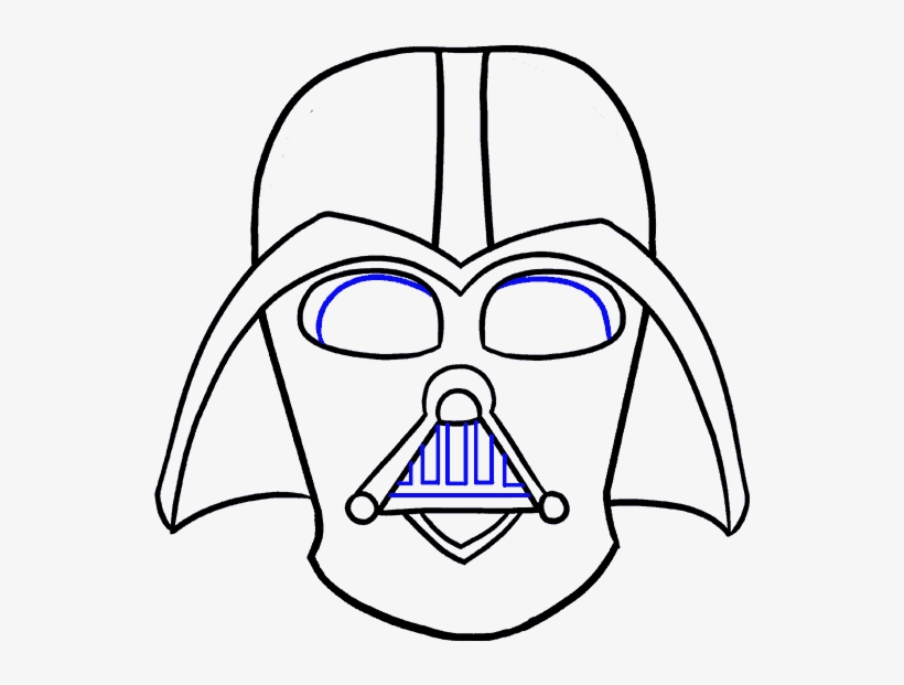 820x621 How To Draw Dart Vader