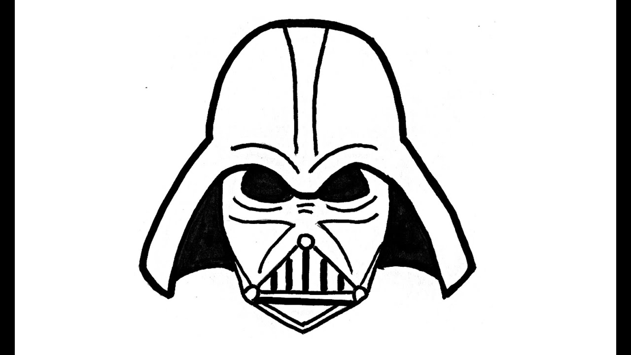 1280x720 How To Draw Darth Vader From Star Wars