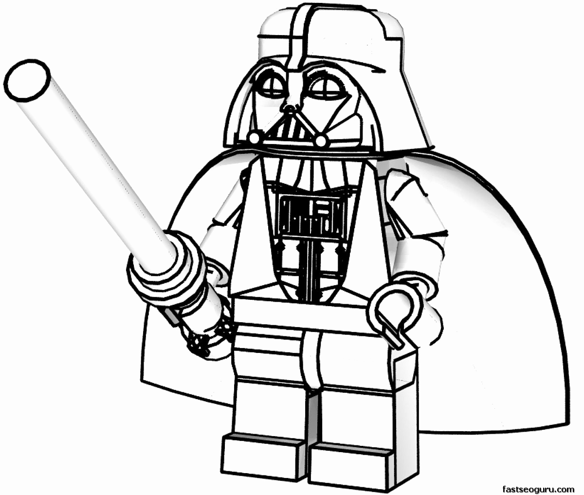 1200x1017 Lego Darth Vader Drawing To Star Wars Coloring