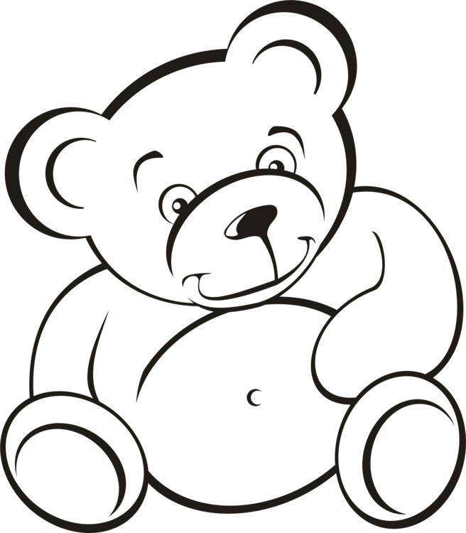 656x750 Teddy Bear Giant Panda American Black Bear Colouring Pages Cc0