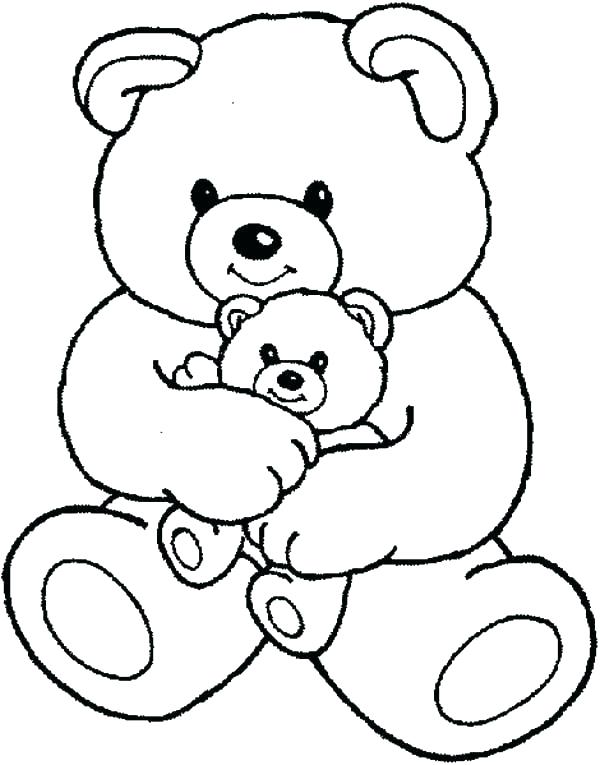 600x765 Teddy Bear Colouring Games