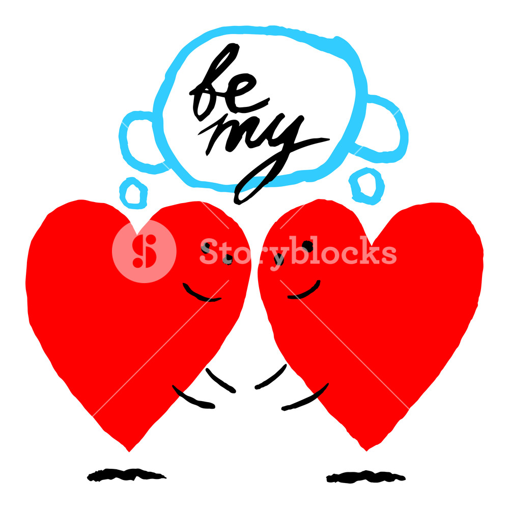 1000x1000 The Heart Meets The Heart Funny Greeting Card Be My Valentine