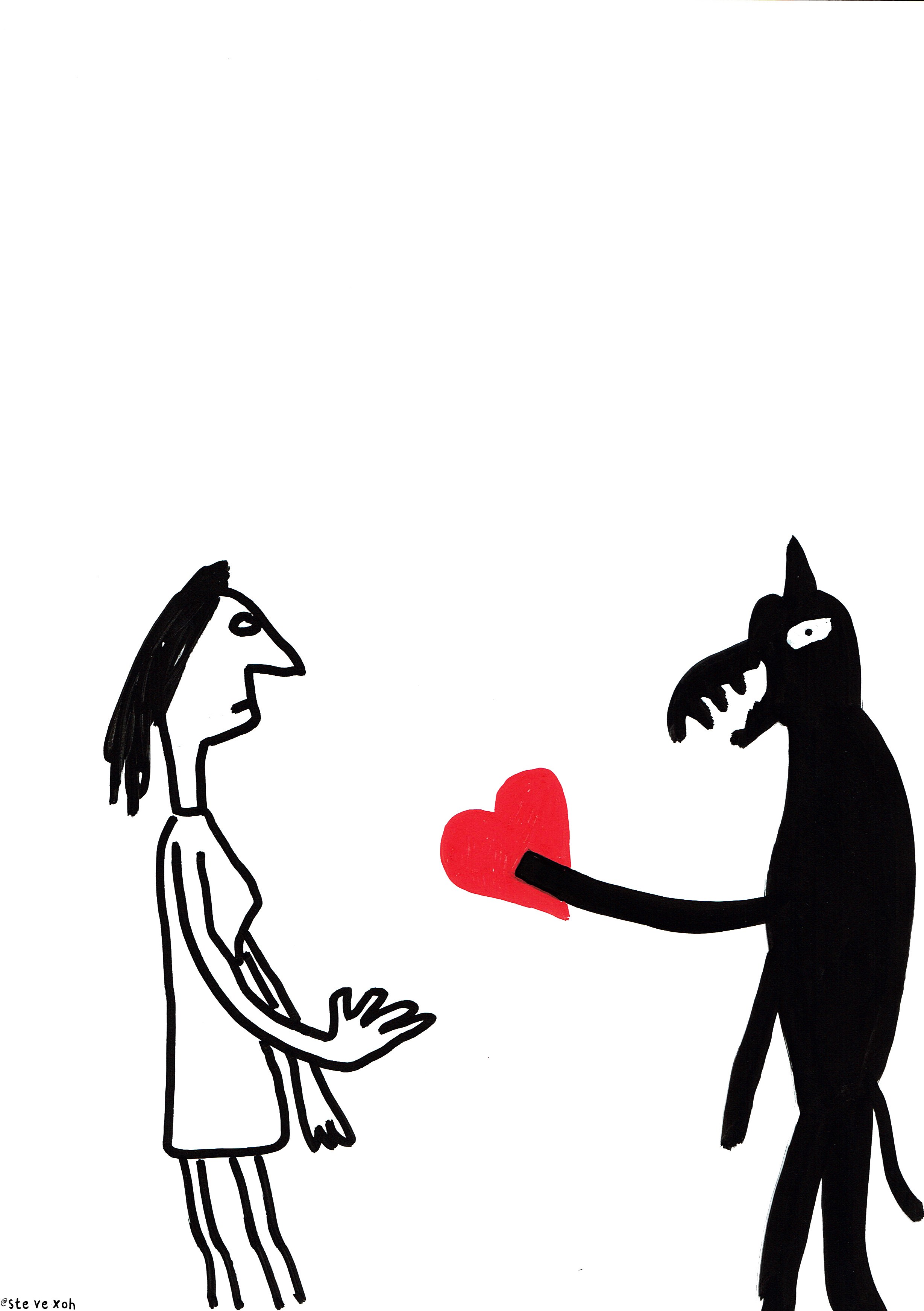 2457x3484 Valentine's Dog Card