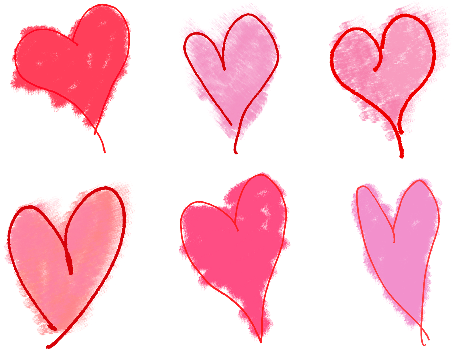 1600x1237 The Graphics Monarch Free Valentine Heart Collage Sheet Hand