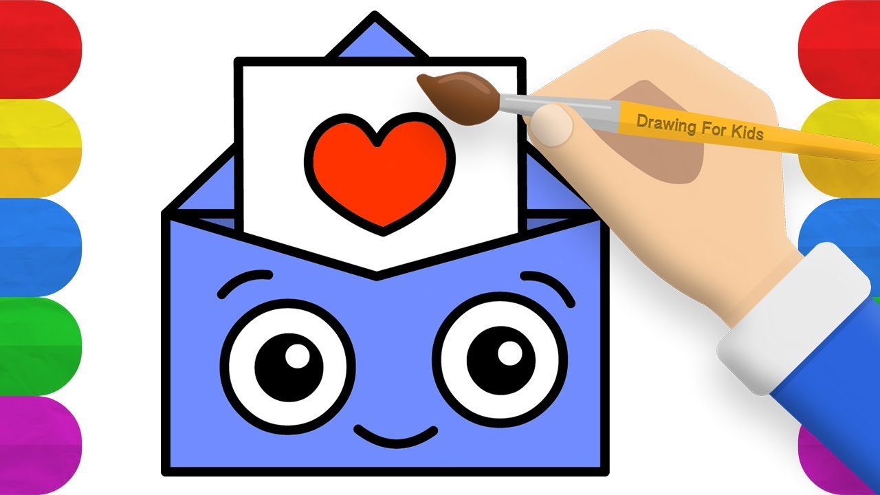 1280x720 How To Draw A Cute Envelope