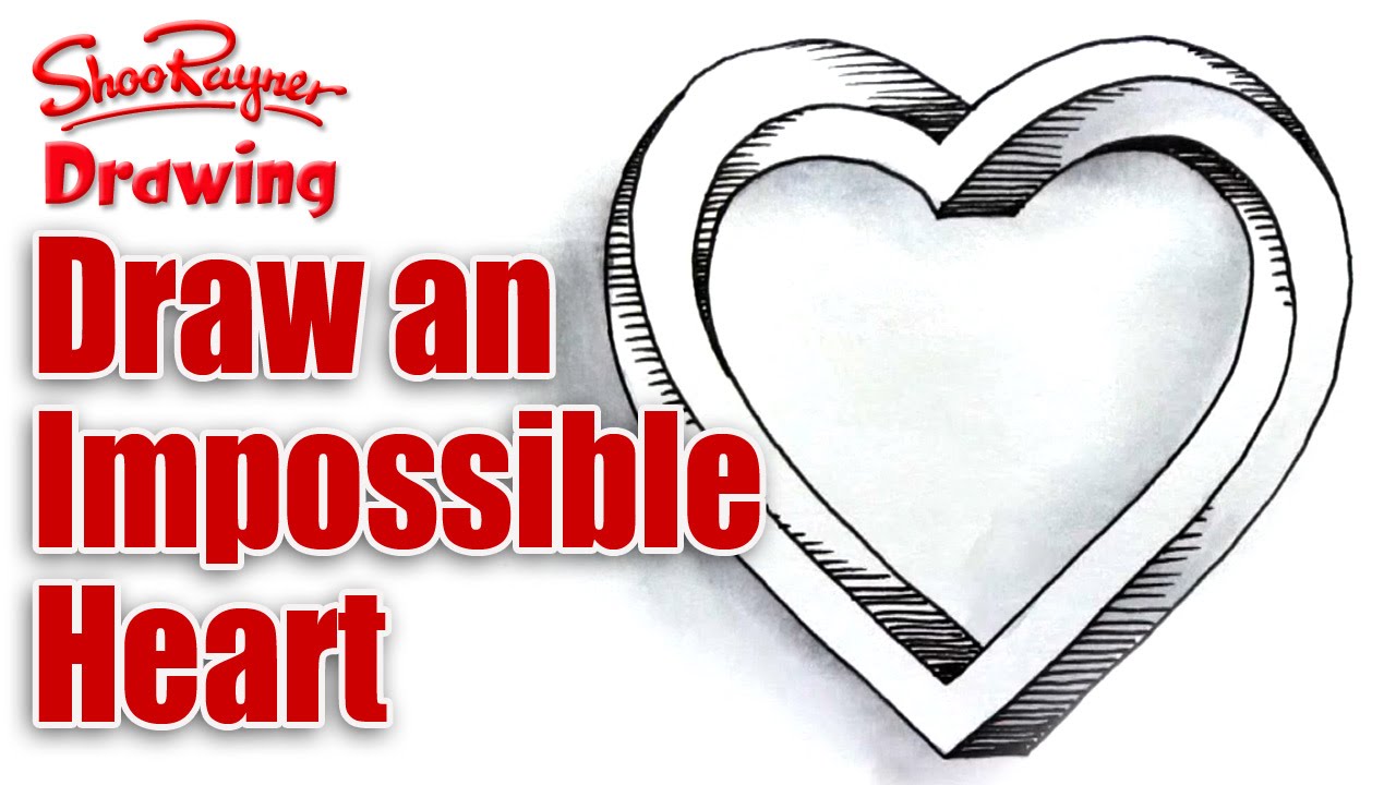 1280x720 How To Draw An Impossible Heart For Valentine's Day