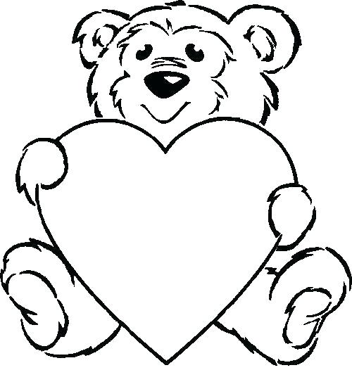 500x526 Valentines Day Drawings For Kids Valentine Day Coloring Pages