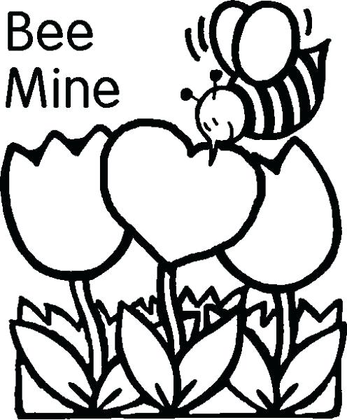 496x600 Kids Valentine Coloring Pages Valentines Coloring