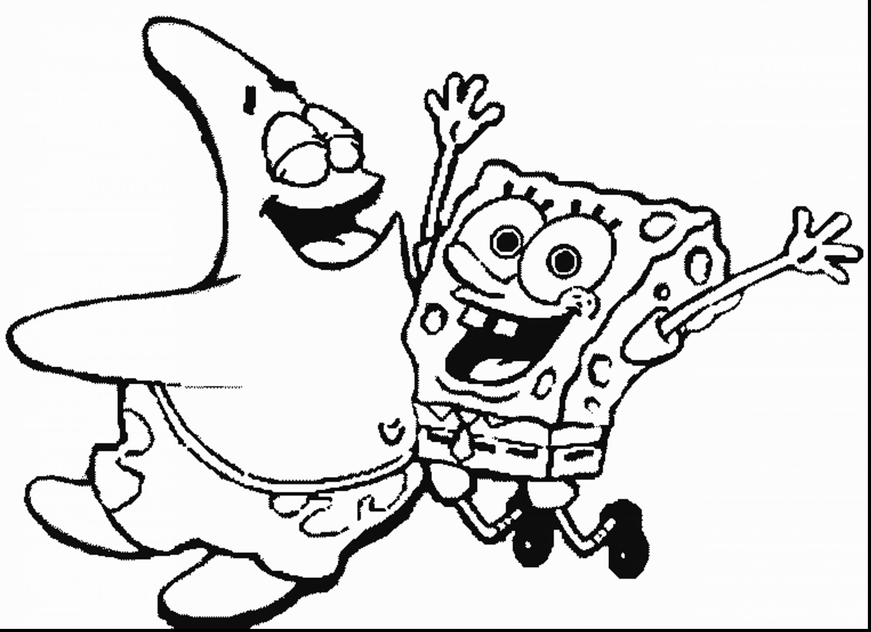 2805x2037 Spongebob Valentines Day Coloring Pages Kids Attachments