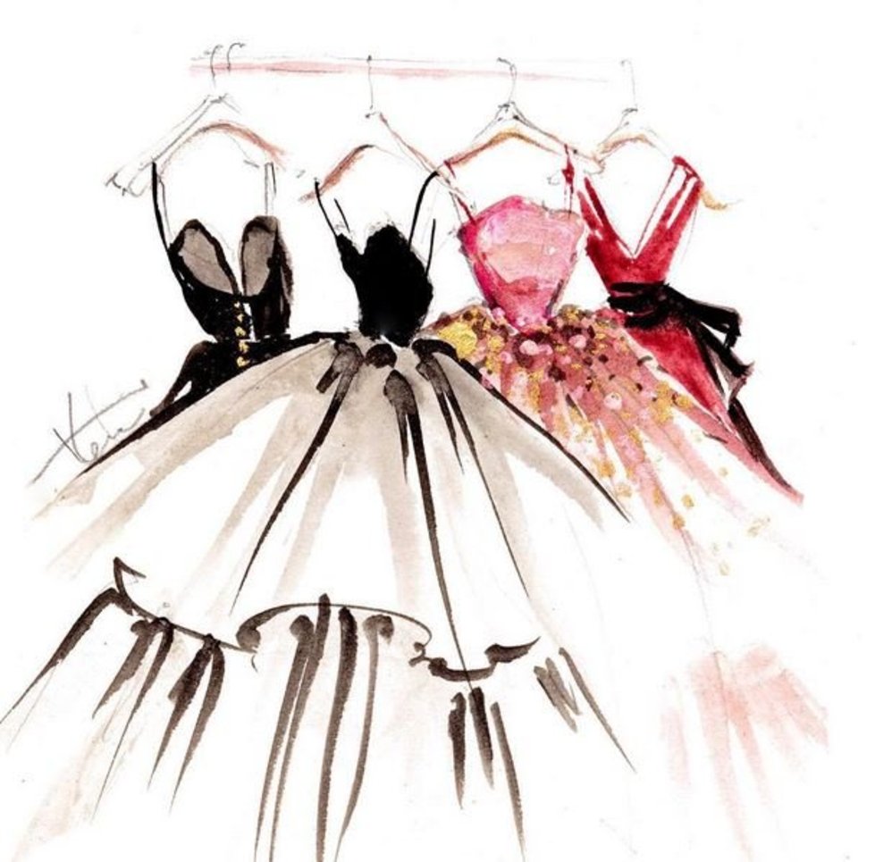 979x965 From Bake Off Sketches To Whimsical Fashion Drawings The Best