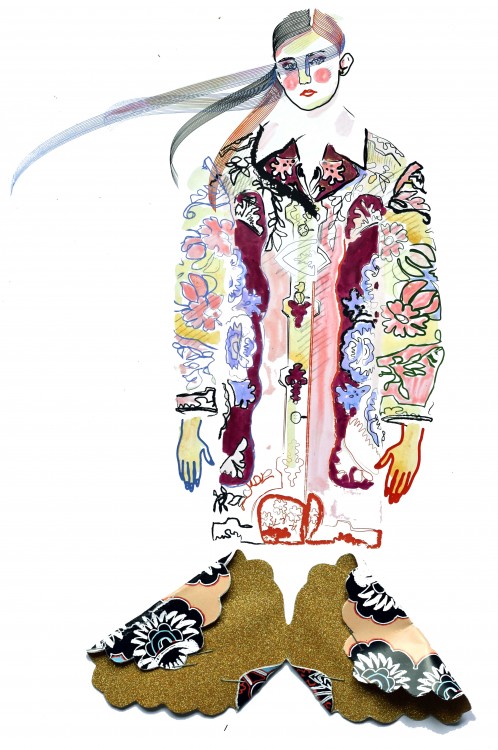 498x750 Maria Lavigina My New Fashion Illustration Series