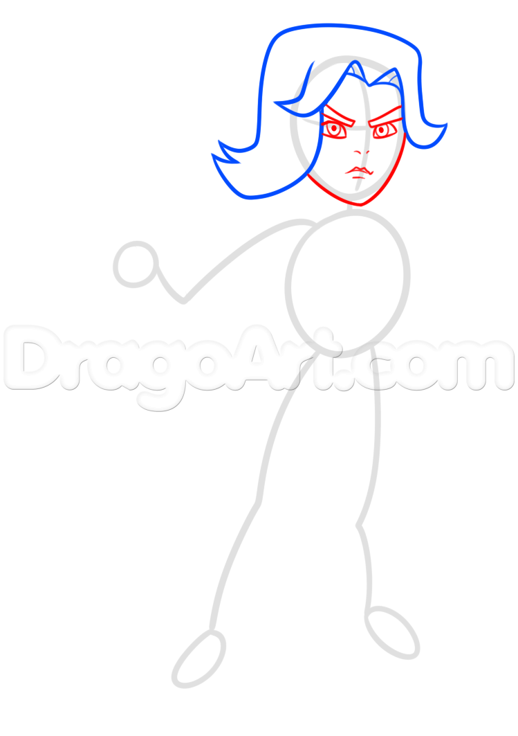 749x1063 Draw Valkyrie From Clash Of Clans, Step