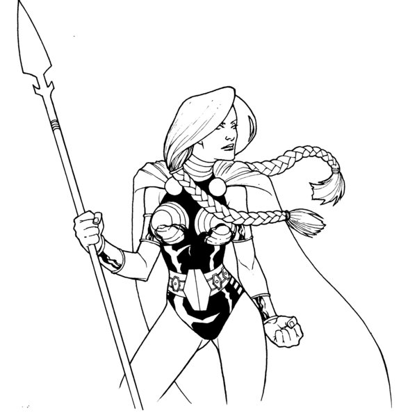 600x597 Valkyrie Drawing Simple For Free Download